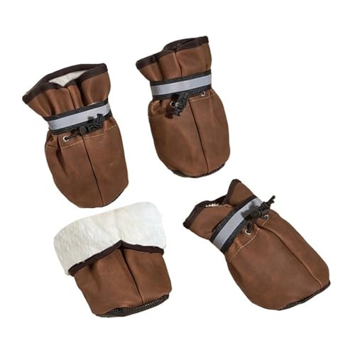 Hundeschuhe Pfotenschutz Outdoor 4 Stück mittelgroße und große Hundeschuhe for draußen drinnen, mit reflektierendem Verschluss, for den Winter, warm, rutschfest, for Haustiere Welpen(A-keep warm,3XL) Hundeschuhe Pfotenschutz Outdoor 4 Stück mittelgroße und große Hundeschuhe for draußen drinnen, mit reflektierendem Verschluss, for den Winter, warm, rutschfest, for Haustiere Welpen(A-keep warm,3XL) von SJHFKDK