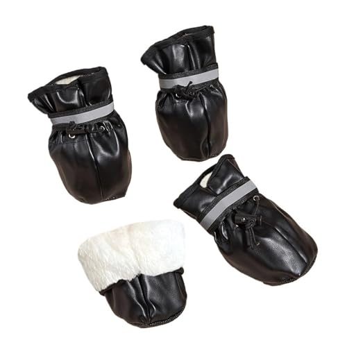 Hundeschuhe Pfotenschutz Outdoor 4 Stück mittelgroße und große Hundeschuhe for draußen drinnen, mit reflektierendem Verschluss, for den Winter, warm, rutschfest, for Haustiere Welpen(C-keep warm,3XL) Hundeschuhe Pfotenschutz Outdoor 4 Stück mittelgroße und große Hundeschuhe for draußen drinnen, mit reflektierendem Verschluss, for den Winter, warm, rutschfest, for Haustiere Welpen(C-keep warm,3XL) von SJHFKDK