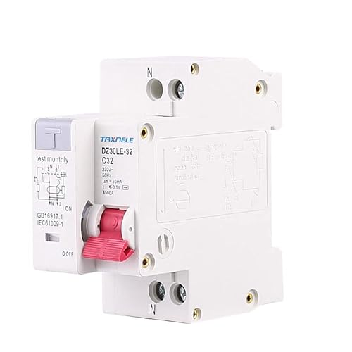 Leitungsschutzschalter,Sicherungsautomat 1p + N. Reststrom-Leistungsschalter Mit Über- Und Kurzem Stromleckschutz Rcbo Mcb(20A) von SJHFKDK