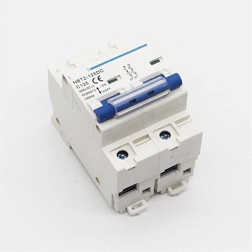 Leitungsschutzschalter,Sicherungsautomat 2P 100A 125A DC 600V Leistungsschalter MCB For PV. System-Batterie-Hauptschalter(125A) von SJHFKDK