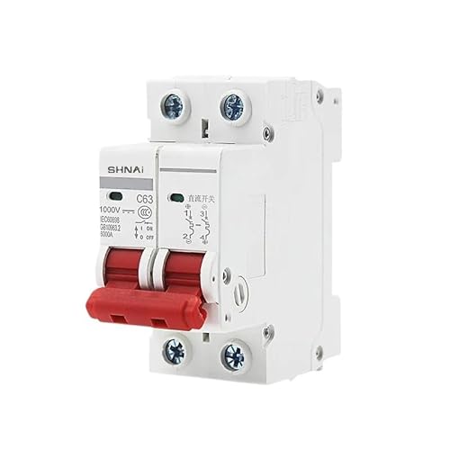 Leitungsschutzschalter,Sicherungsautomat 2P DC 1000V. Solarmini-Leistungsschalter 6A / 10A 16A 20A 25A 32A 40A 50A 63A MCB Zum PV System(16a) von SJHFKDK