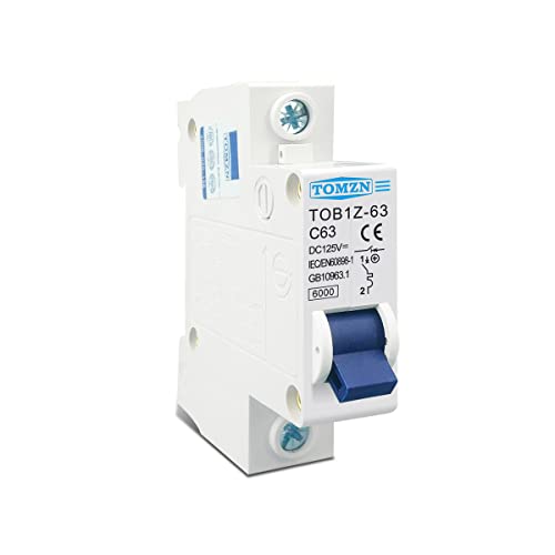 Leitungsschutzschalter,Sicherungsautomat DC MCB 6KA 1P 125V Mini-Leistungsschalter 3A 6A 10A 16A 20A 25A 32A 40A 50A 63A(50A) von SJHFKDK