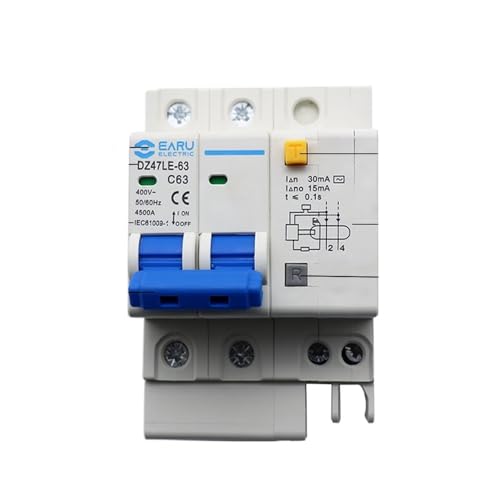 Leitungsschutzschalter,Sicherungsautomat DZ47LE-63 Household Miniature Circuit Breaker 1P/2P/3P/4P Air Switch With Leakage Protector Three-phase Main Gate(3P,16A) von SJHFKDK