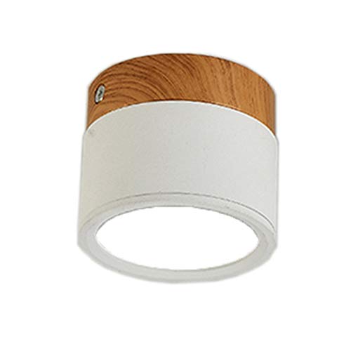 SJHFKDK Deckenlampe, Deckenleuchte Deckenleuchten Moderne Eisen Deckenleuchte für Wohnzimmer Schlafzimmer Kinderzimmer Gänge Corridor Spot Light Home Fixture(White,NEUTRAL Light_7W NOT DIMMING) von SJHFKDK