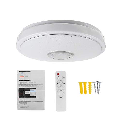 SJHFKDK Deckenlampe, Deckenleuchte WiFi Moderne Deckenleuchten Home Beleuchtung App Bluetooth Music Light Schlafzimmer Lampe Smart Deckenleuchte Fernbedienung von SJHFKDK
