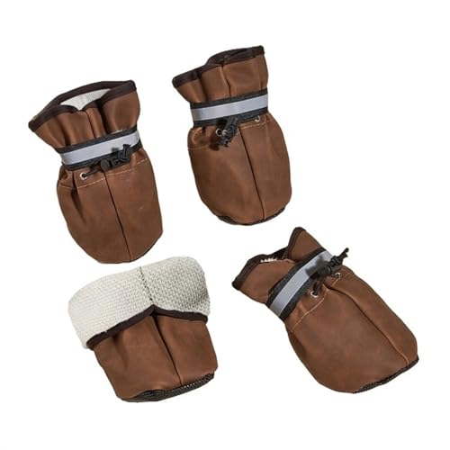 SJHFKDK Hundeschuhe Pfotenschutz Outdoor 4 Stück mittelgroße und große Hundeschuhe for draußen drinnen, mit reflektierendem Verschluss, for den Winter, warm, rutschfest, for Haustiere Welpen(A,3XL) SJHFKDK Hundeschuhe Pfotenschutz Outdoor 4 Stück mittelgroße und große Hundeschuhe for draußen drinnen, mit reflektierendem Verschluss, for den Winter, warm, rutschfest, for Haustiere Welpen(A,3XL) von SJHFKDK