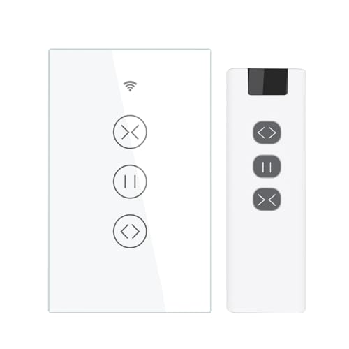 SJHFKDK Rolladenschalter, Smart Rolladenschalter Smart Touch Gardain Roller Blinds Motorschalter Smart Life App Fernbedienung funktioniert(1) von SJHFKDK