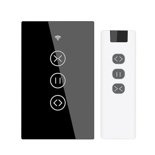 SJHFKDK Rolladenschalter, Smart Rolladenschalter Smart Touch Gardain Roller Blinds Motorschalter Smart Life App Fernbedienung funktioniert(2) von SJHFKDK