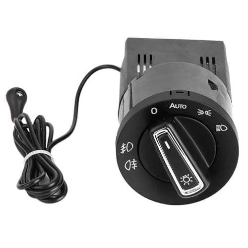 Scheinwerferschalter,Auto Lichtschalter 1C0941531 Auto Scheinwerfer Control Schalter Mit Foto Sensor Modul Ersatz Passend für Bora MK4 1999-2004 von SJHFKDK