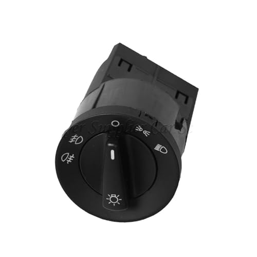 Scheinwerferschalter,Auto Lichtschalter Auto Kopf Licht Control Nebel Lampe Knob Schalter 1C0941531A Passend für VW Passat 3B2 1997-2000 von SJHFKDK