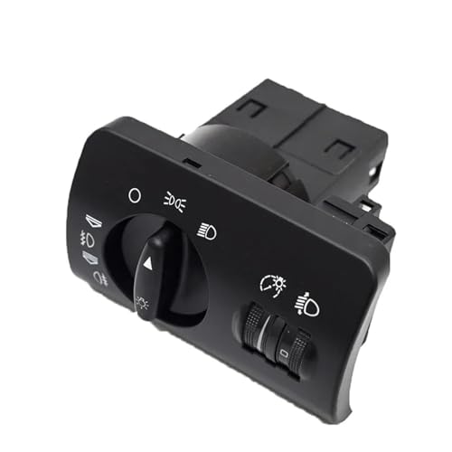 Scheinwerferschalter,Auto Lichtschalter Auto Scheinwerfer Kopf Lampe Schalter Passend für AUDI A6 S6 C5 Nebel Control Knob Innen von SJHFKDK