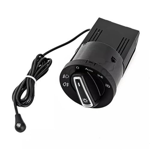 Scheinwerferschalter,Auto Lichtschalter Scheinwerfer Lampe Control Schalter Taste Mit Nebel Licht Passend für VW Passat 1997-2016 Auto Teile von SJHFKDK