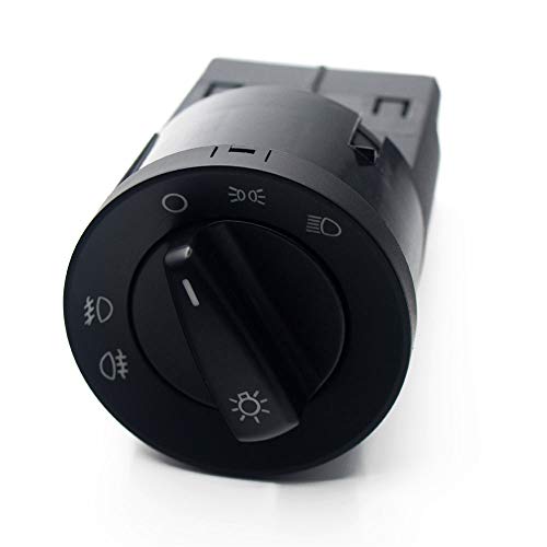Scheinwerferschalter,Auto Lichtschalter Scheinwerfersteuerschalter Fog Light Knob Fit Verwendung Passend für VW. Bora Golf 4 1998-2005 Passat B5 Lupo Polo Beetle 1C0 941 531 A 1C0941531 Scheinwerferschalter,Auto Lichtschalter Scheinwerfersteuerschalter Fog Light Knob Fit Verwendung Passend für VW. Bora Golf 4 1998-2005 Passat B5 Lupo Polo Beetle 1C0 941 531 A 1C0941531 von SJHFKDK