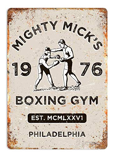 Bobdsa Blechschild Mrute Mick's Boxing Gym Vintage Eisenmalerei Wand Dekoratives Trend Beliebtes Poster Handgemachte Kunst für Bar Cafe Store Home Garage ES Vintage Schilder 20,3 x 30,5 cm Bobdsa Blechschild Mrute Mick's Boxing Gym Vintage Eisenmalerei Wand Dekoratives Trend Beliebtes Poster Handgemachte Kunst für Bar Cafe Store Home Garage ES Vintage Schilder 20,3 x 30,5 cm von SJHKFJKLA