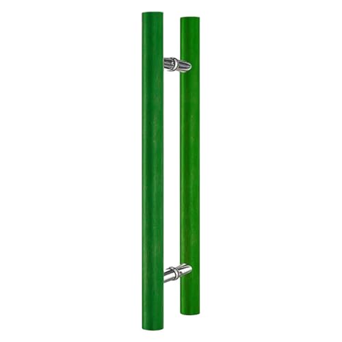 SJHPZG 15,75 Zoll Holzschiebetürgriff, H-förmiger doppelseitiger Push-Pull-Türgriff for Glas- und Holztüren(Groen) von SJHPZG