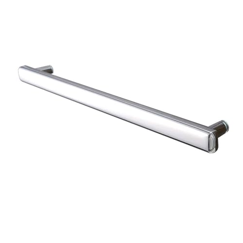 SJHPZG Duschglastürgriff mit Unterlegscheiben, moderner Türzuggriff aus Edelstahl for einseitige Badezimmertüren im Innen- und Außenbereich(400mm Hole Centres) von SJHPZG