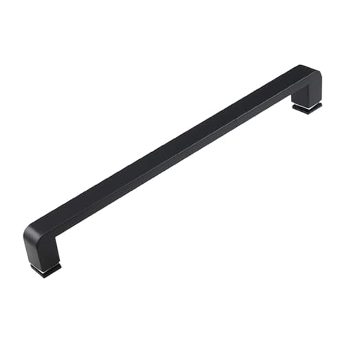 Schwarzer Duschtürgriff aus Edelstahl, 2er-Pack, moderne Push-Pull-Türgriffe for Duschkabinen, Scheunen- und Glastüren(440mm) von SJHPZG