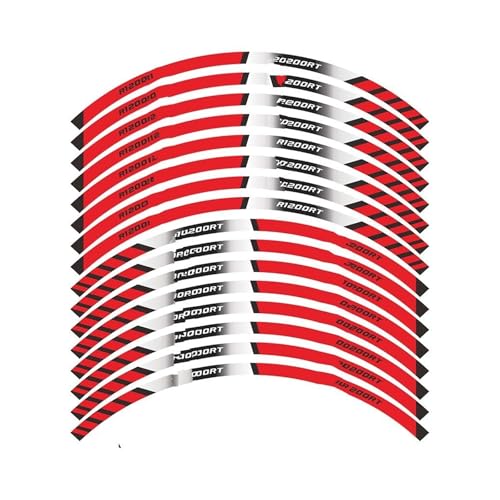 SJHYLL Motorrad-Aufkleber Für Hayabusa Für GSXR 1300 Motorrad Teile Kontur Rad Dekoration Aufkleber Aufkleber Radaufkleber(Set Meal 2) von SJHYLL