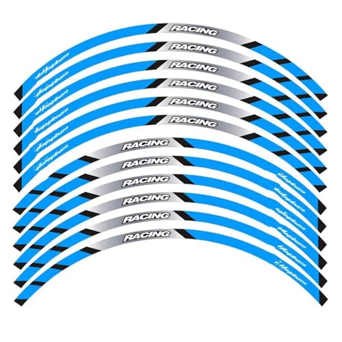 SJHYLL Motorrad-Aufkleber Für Hayabusa Für GSXR 1300 Motorrad Teile Kontur Rad Dekoration Aufkleber Aufkleber Radaufkleber(Set Meal 4) von SJHYLL