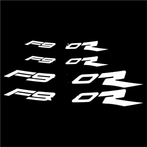 SJHYLL Motorrad-Aufkleber Motorrad-Radaufkleber Reflektierende Streifen Klebeband Felgenreifen Aufkleber Zubehör Wasserdicht Für F900R F900 RF 900 R Radaufkleber(Set Meal 4) von SJHYLL