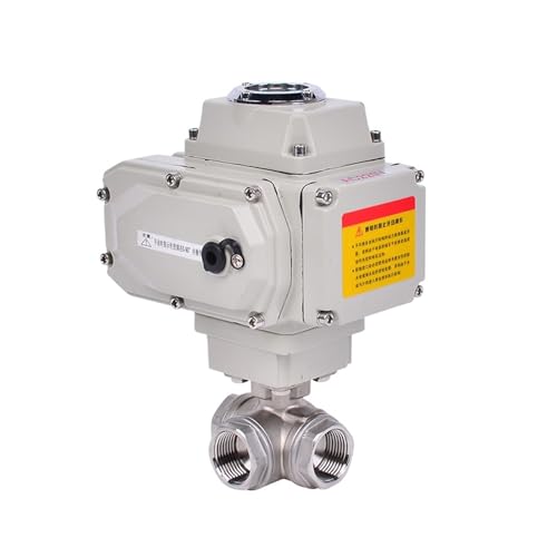 1/2 "3/4" 1 "2" 3-weg Edelstahl Motorisierte Ball Ventil DC24V AC220V Q941/45F-16P T/L Typ Weibliche Gewinde Elektrische Ball Ventil(3/4",110VAC_T TYPE) von SJJBVPYX
