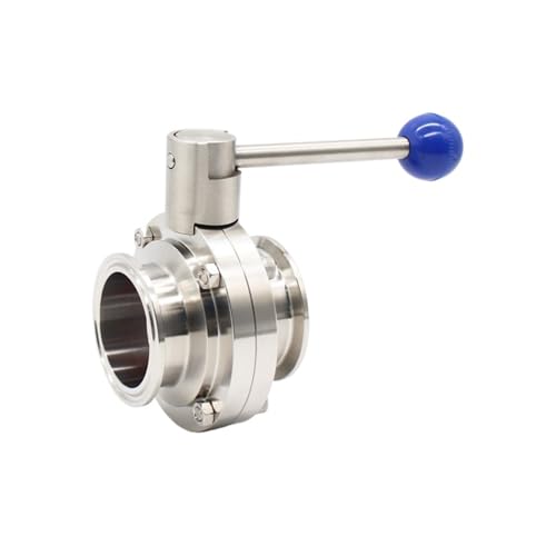 1,5 "2" 3 "4" 19/25/38/51/63,5/76/102mm SS304 Tri Clamp Schmetterling Ventil Edelstahl Silicon Washer(76mm Ferrule 91) von SJJBVPYX