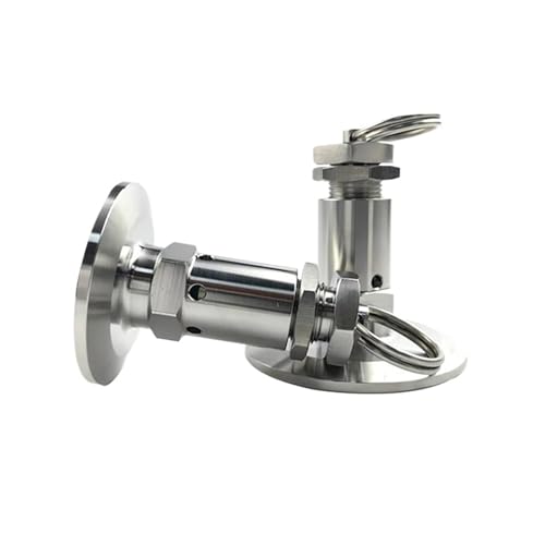1 stücke 1/2 "1,5" 2 "Tri Clamp Ferrule Ventil Druck Ventil OD50.5 Edelstahl 304(10bar) von SJJBVPYX