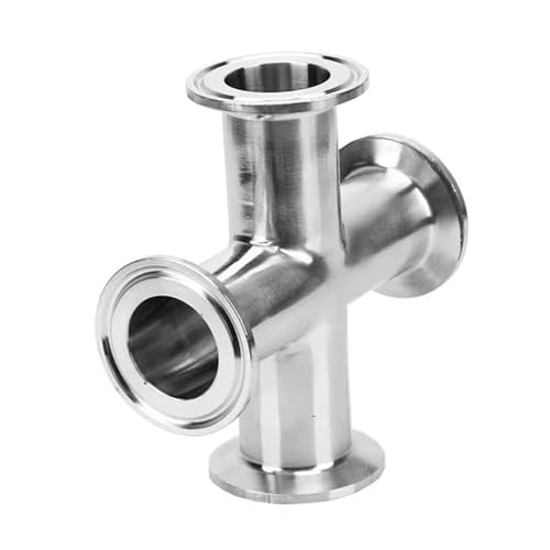 3/4 "1" 2" 3" 4" Rohr OD 19mm-102mm Edelstahl SS304 4 Weg Kreuz Fitting Tri Clamp Feerule OD 50,5-119mm(102mmx119) von SJJBVPYX