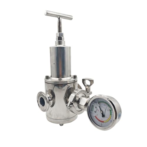Druckminderventil Druckregelventil Regeldruck 0,03-0,8 MPa(OD19mm TC25.4mm,316L) von SJJBVPYX