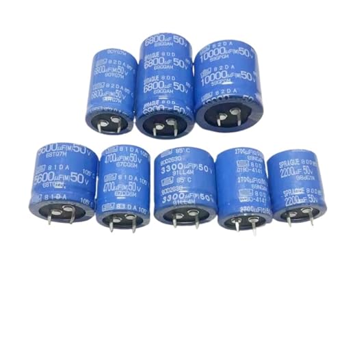 SJJBVPYX 1 STÜCKE 50 v 2200 UF 2700 UF 3300 UF 4700 UF 5600 UF 6800 UF elektrolytkondensator(3300uf 81da 25x30mm) von SJJBVPYX