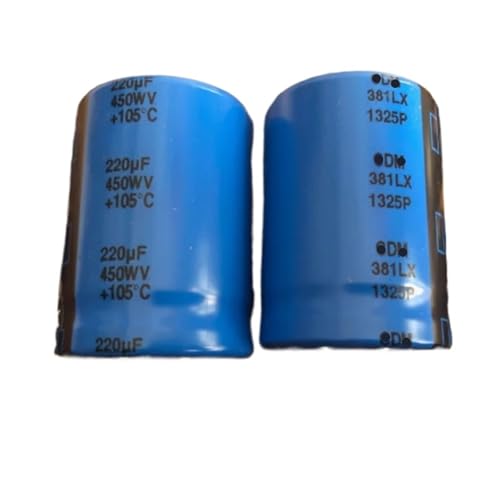 SJJBVPYX 2 STÜCKE 381LX221M450K042 Aluminium-elektrolytkondensatoren 220 uF 450 V 30x40 SJJBVPYX 2 STÜCKE 381LX221M450K042 Aluminium-elektrolytkondensatoren 220 uF 450 V 30x40 von SJJBVPYX
