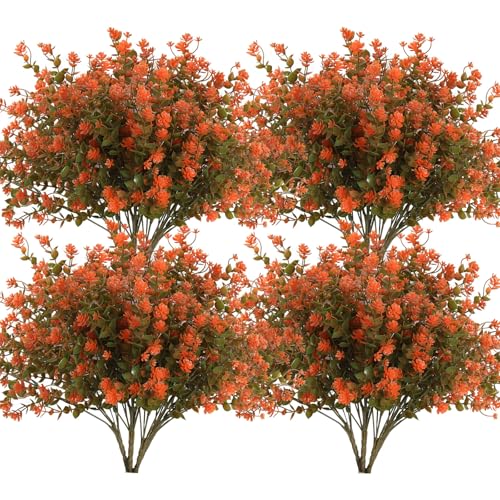 SJL Künstliche Herbstblumen für den Außenbereich, künstliche Mütter, 10 Bündel, künstlicher Eukalyptus für Übertopf, Herbst, künstliche Pflanzen, UV-beständig, künstliche Herbstblumen für Thanksgiving SJL Künstliche Herbstblumen für den Außenbereich, künstliche Mütter, 10 Bündel, künstlicher Eukalyptus für Übertopf, Herbst, künstliche Pflanzen, UV-beständig, künstliche Herbstblumen für Thanksgiving von SJL