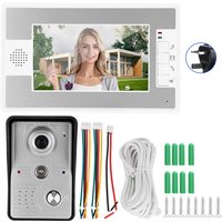 7 Zoll Wired Video Doorbell Intercom tft Screen Night Vision Remote Access System 100-240VUK - Sjlerst von SJLERST