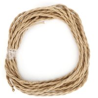 Sjlerst - Eosnow Vintage -Hanfseil Twisted Paar Elektrokabel Kabel -diy -Zubehör für Kronleuchterlicht5 Meter von SJLERST