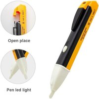 SJLERST AC-Spannungsprüfer 90–1000 V, Kat. III 3, berührungsloser Spannungsdetektor, elektrischer Stift mit LED-Warnung, Spannungsprüfer und Detektor von SJLERST