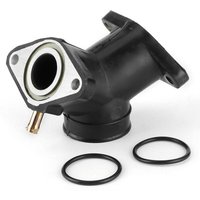 SJLERST Schwarzer Vergaseradapter, Motorrad-Vergaseranschluss, Vergaserschnittstelle, Gelenkmanschette, Zubehör, Passend für Virago XV125 1990–2011, SJLERST Schwarzer Vergaseradapter, Motorrad-Vergaseranschluss, Vergaserschnittstelle, Gelenkmanschette, Zubehör, Passend für Virago XV125 1990–2011, von SJLERST