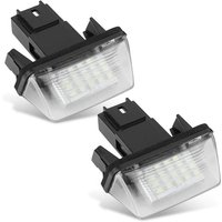 Sjlerst - 2 pièces 18 led gauche et droite lampe de plaque d'immatriculation de voiture pour citroën C3 2002-2009 enjoliveur 15 pouces citroen c3 von SJLERST