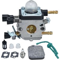 Sjlerst - Aluminium-Laubbläser-Vergaser mit Einstell-Service-Kit 4229 1200 606 für Bg45 Bg46 Bg55 Bg65 Br45C Sh55 Sh85 Laubbläser-Vergaser-Kit von SJLERST