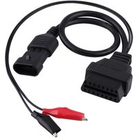 Sjlerst - Ymiko Konverter Adapterkabel, 3 Pin auf 16 Pin OBD2 Adapter Stecker Diagnosekabel, Diagnose Scanner Kabel Adapter für fiat Alfa Lancia von SJLERST