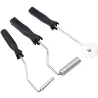 Sjlerst - Ej.Life Brrnoo Werkzeugset mit Rollen, 3 Stück/Set Laminierwalzen für Schaufelwerkzeuge aus Aluminiumlegierung für frp 50 mm 75 mm von SJLERST