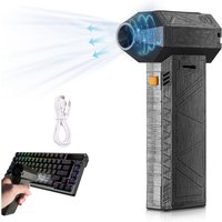 Sjlerst - Elektrischer Luftstaubsammler, 130.000 U/min Turbo-Jet-Ventilator, tragbares Jet-Trockengebläse, eingebauter 8000-mAh-Akku für Haus, von SJLERST