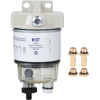 Kraftstofffilter, R12T Boot Marine Rotation Kraftstofffilter benzinfilter dieselfilter mit Wasserabscheider boot Passend für Speedboot Öltanker von SJLERST