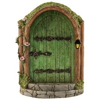 Sjlerst - Miniatur-Feengartentr Starkes und Langlebiges Holz, Schnes Design, Tolles Geschenk frmit Hohler Fensterdekoration, fr Garten- und von SJLERST