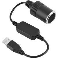 Usb auf Zigarettenanznder Adapter, usb Anschluss auf 12 v Auto Zigarettenanznder, Weiblicher Stromwandler, Geeignet fr Fahrrekorder, Autoladegert von SJLERST