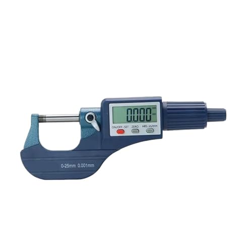 0,001 mm elektronischer Außenmikrometer 0-25 mm Digitalanzeige(5204-25) von SJLOYNWQ