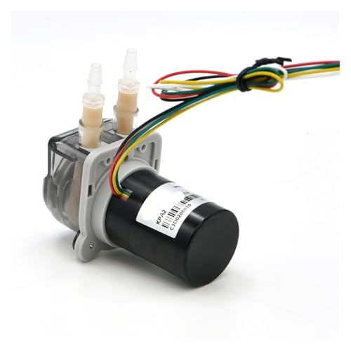 220 ml/min KPA200 Schlauchpumpe mit kleinem Durchfluss 12 V 24 V Zahnradpumpe Bürstenmotor oder bürstenloser Motor selbstansaugende Pumpe(KPA200-24B3B40-24V) von SJLOYNWQ