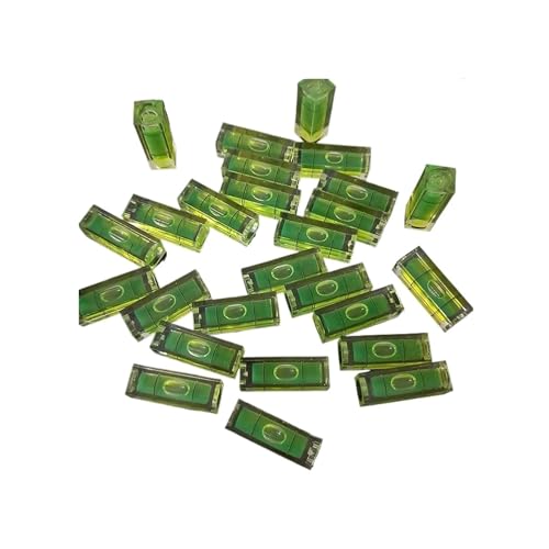40 Stück Mini-Wasserwaagen 10x10x29 mm quadratisch von SJLOYNWQ