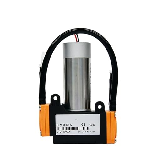 6-8L/min HLVP8 Membran-Vakuumpumpe 12V 24V Gleichstrommotor Hochpräzise Unterdruck 0,098Mpa Gassaugpumpe(HLVP8-KB-S) von SJLOYNWQ