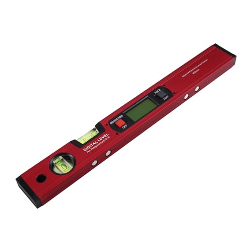 Digitale Wasserwaage mit Libellenwinkelmesser, graduierter Winkelmesser, 400 mm von SJLOYNWQ