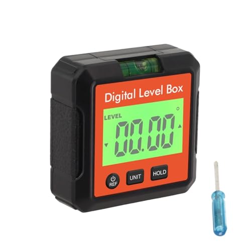 Digitaler Wasserwaage-Winkelmesser, 360 ° Präzisions-Neigungsmesser, Winkelmesser, Neigungsmesswerkzeug(Type E) von SJLOYNWQ
